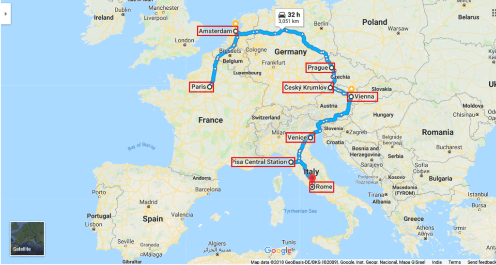 Plan Europe Tour from India 
